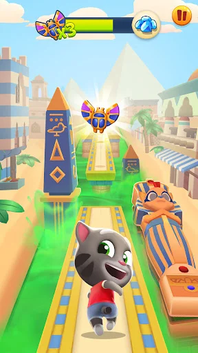Download Talking Tom Gold Run Terbaru – Lari Emas Gratis - Screenshot 1